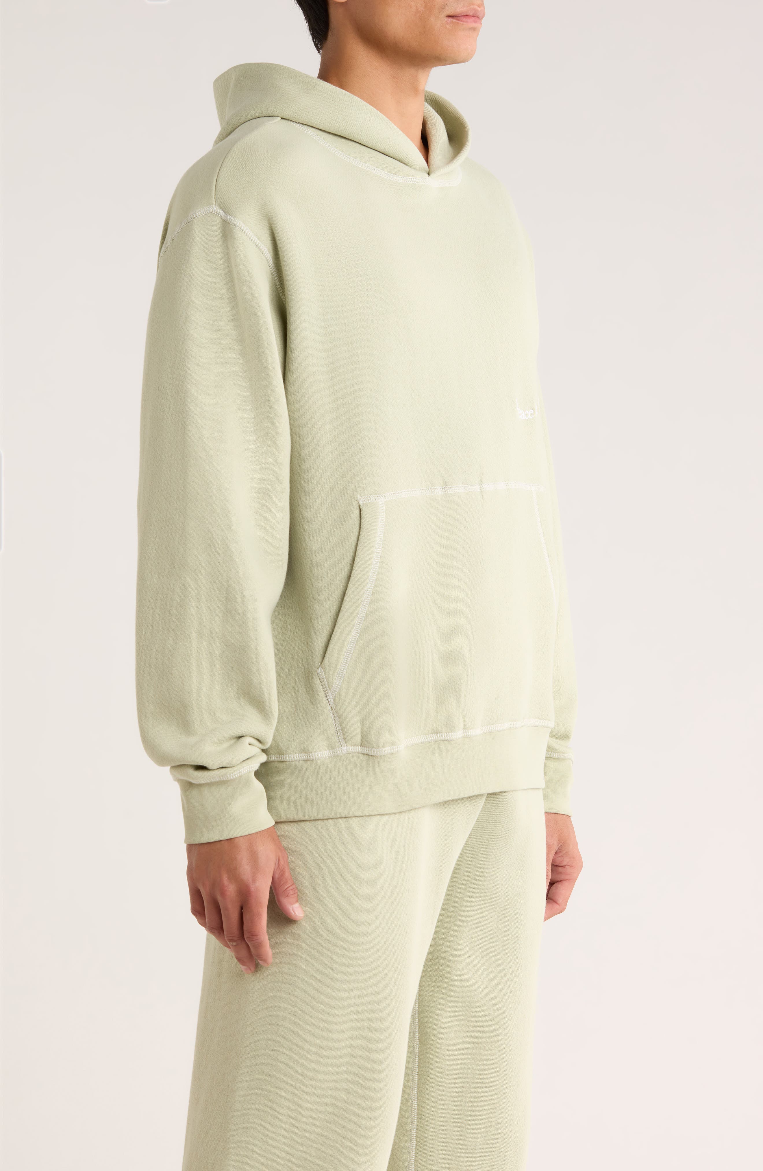 Museum of Peace & Quiet Wordmark Reverse Stitch Hoodie | Nordstromrack