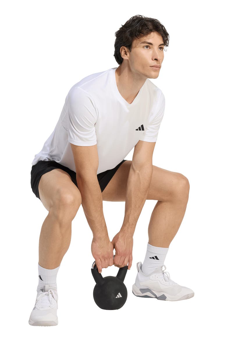 Workout Essentials Climacool Base T-Shirt, Alternate, color, WHITE