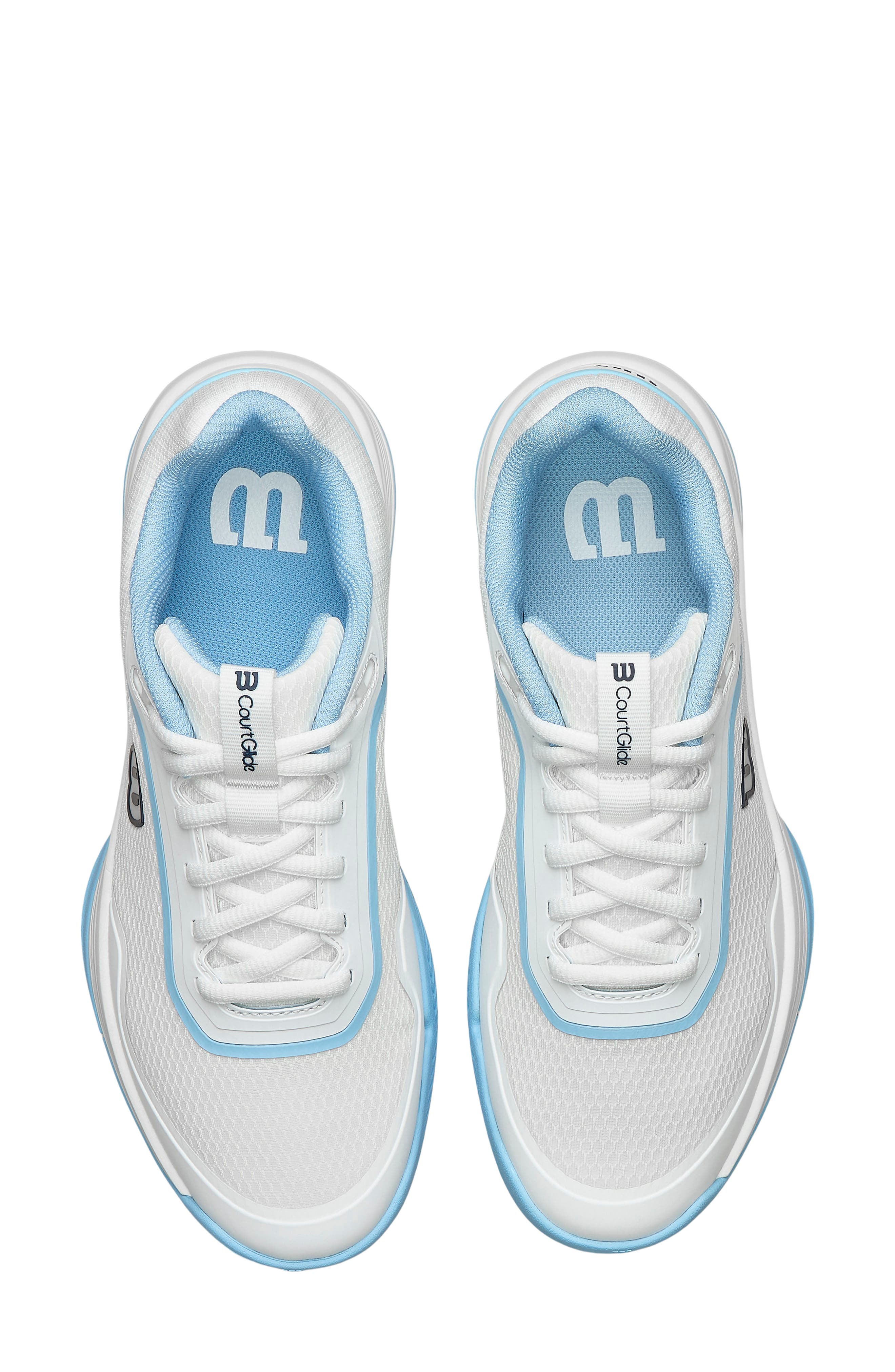CourtGlide Tennis Sneaker, Alternate, color, WHITE/BLUE/NAVY BLAZER