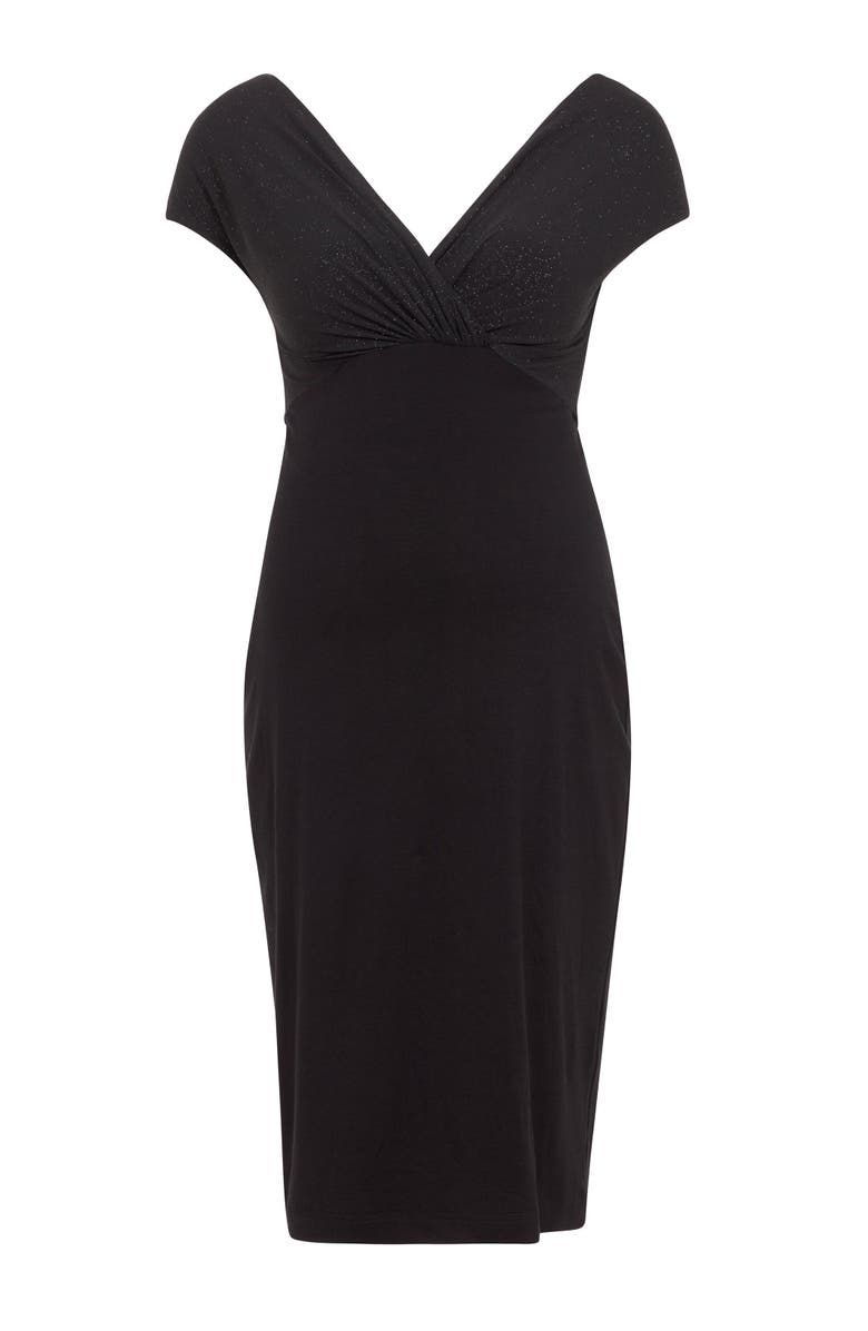 Tiffany Rose Maternity Bardot Maternity Shift Dress, Alternate, color, Night Sky