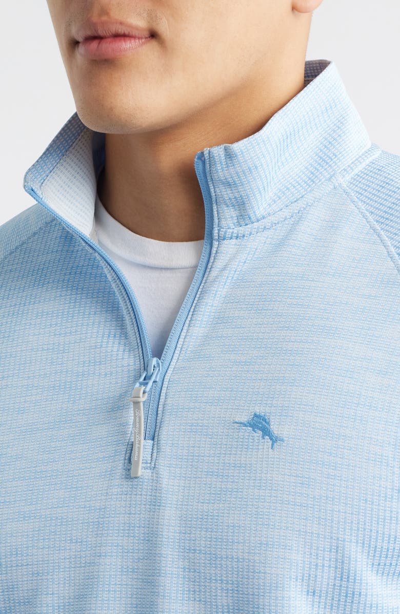 Tommy Bahama Palm Pro IslandZone<sup>®</sup> Performance Half Zip Pullover, Alternate, color, Blue Expanse