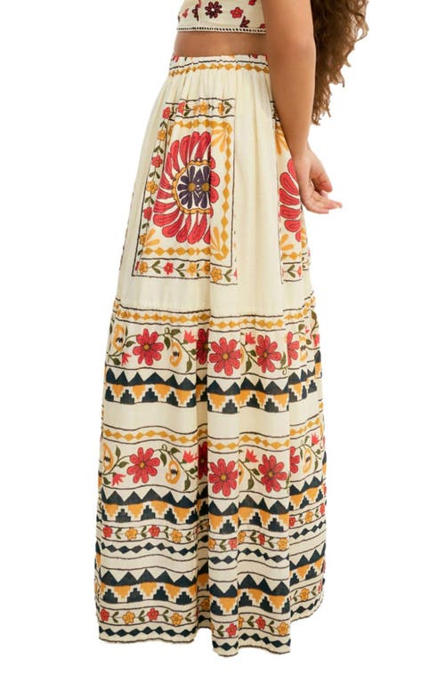 Next Floral Cotton Maxi Skirt