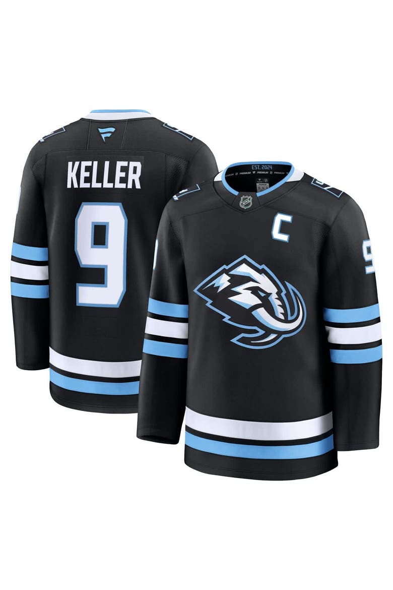 Men's Fanatics Clayton Keller Black Utah Mammoth Home Premium Player Jersey, Main, color, Black