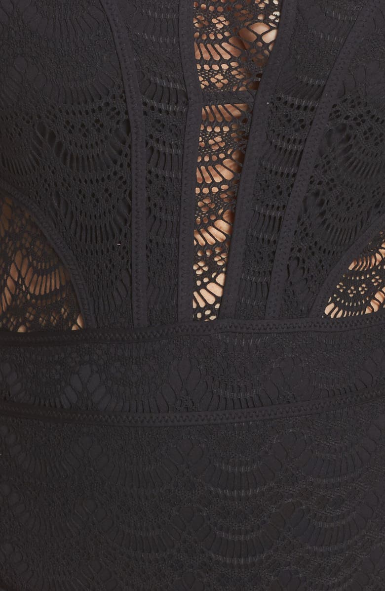 Becca Etc. Show & Tell One-Piece Swimsuit, Alternate, color, 