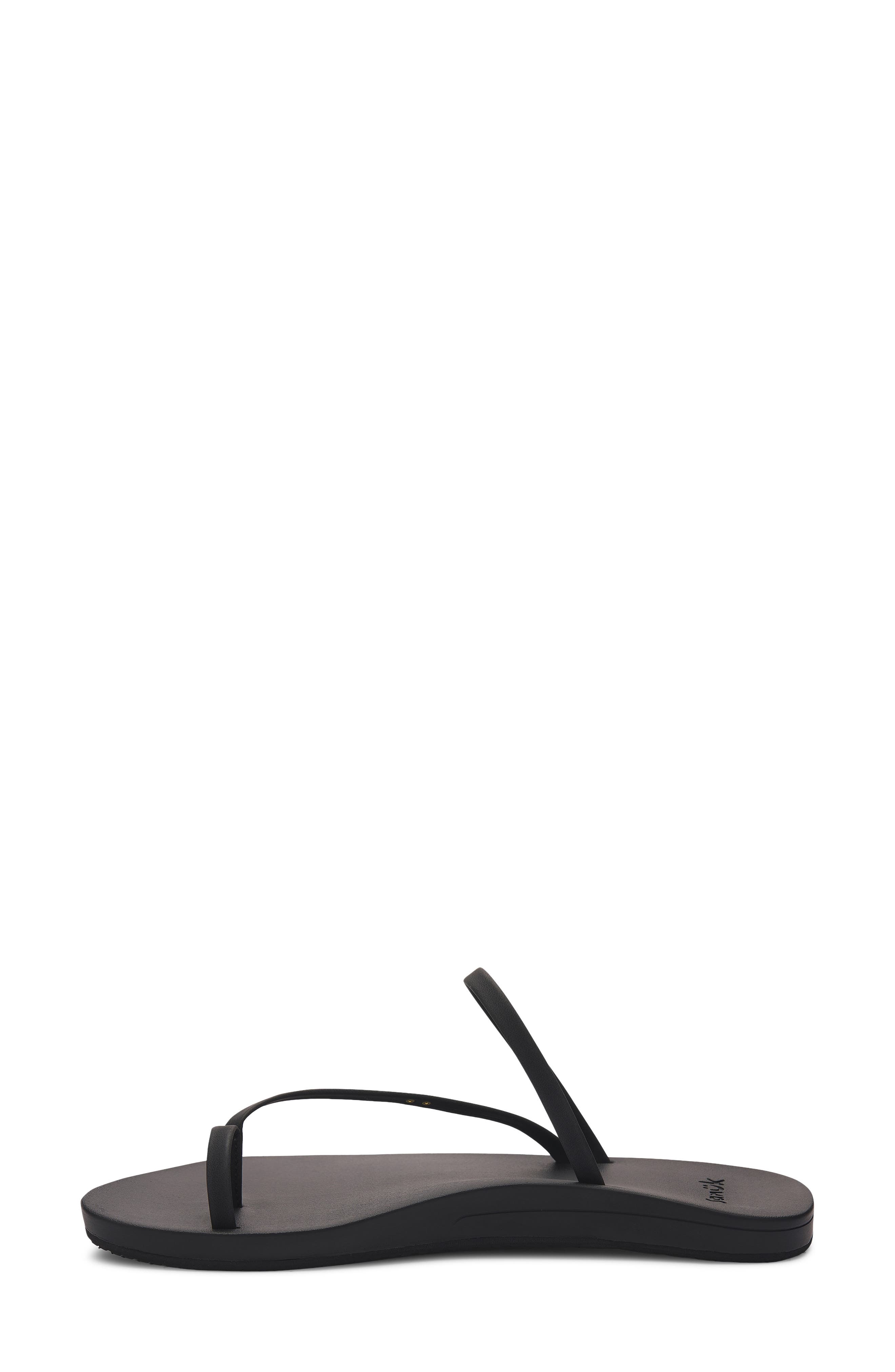 Polly Ring Flip Flop, Alternate, color, BLACK