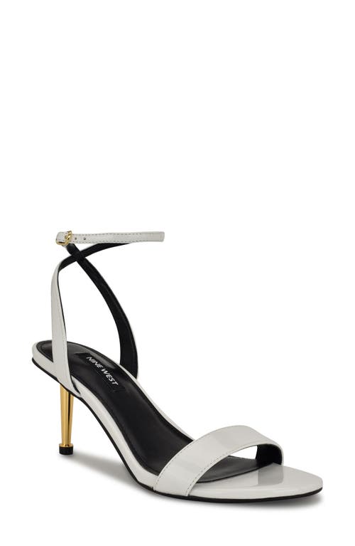 Nine West Anny Sandal In White 143