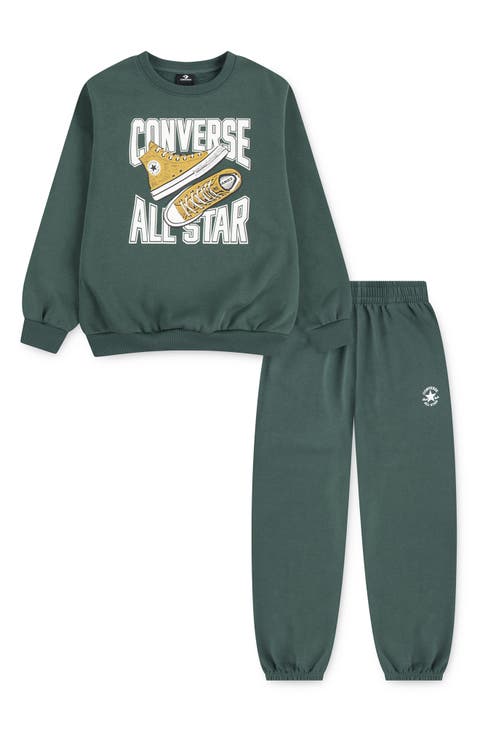 Kids' All Star Fleece Graphic Sweatshirt & Joggers Set (Little Kid & Big Kid)