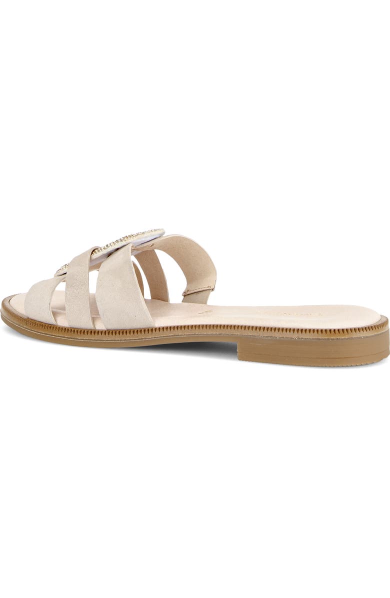 Gabor Crystal Slide Sandal, Alternate, color, Oak
