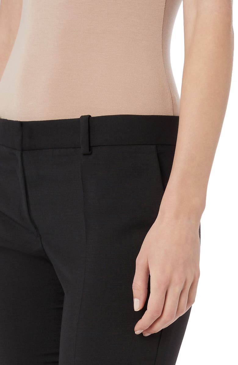 Versace Stretch Wool Straight Leg Pants, Alternate, color, 