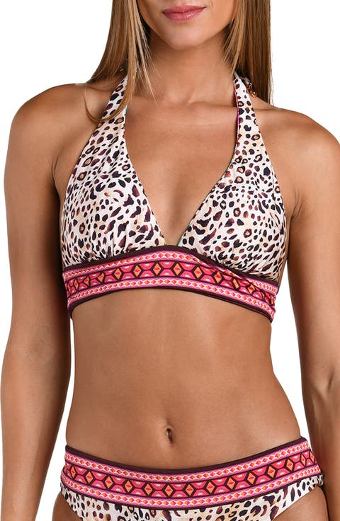 Paradise Heat Reversible Halter Bikini Top