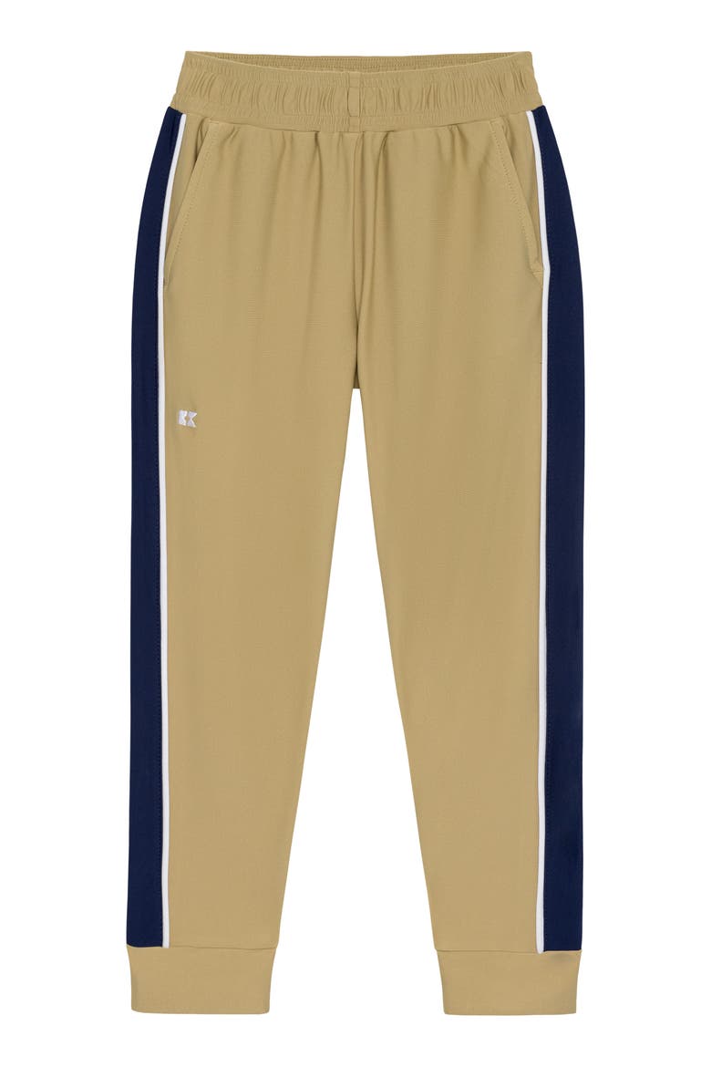 Boys Warm-Up Jogger Pant, Main, color, Khaki Navy Stripe