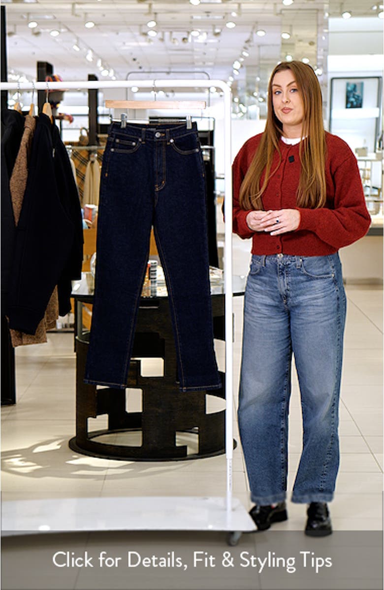 Heidi Straight Leg Crop Jeans, sales video thumbnail
