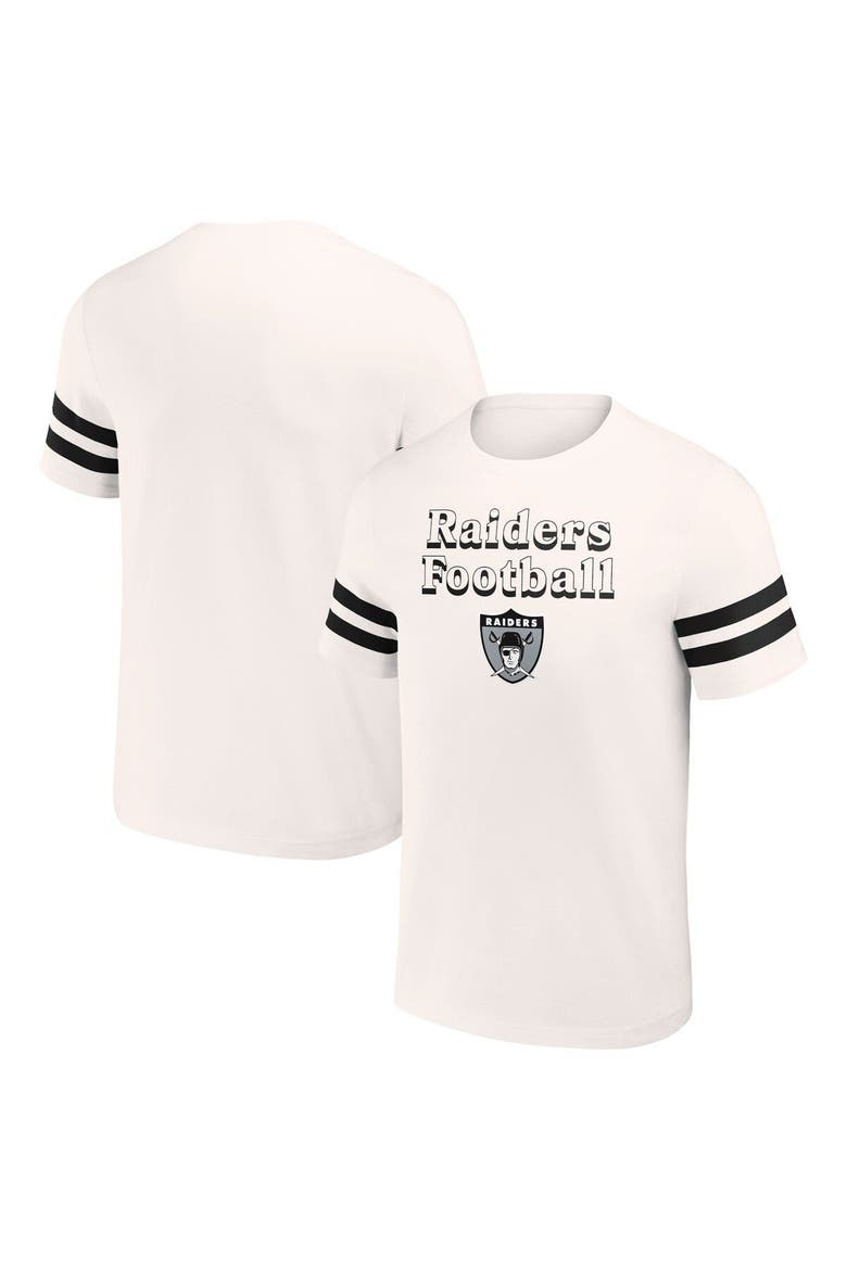 Men's NFL x Darius Rucker Collection by Fanatics Cream Las Vegas Raiders Vintage T-Shirt, Main, color, Cream