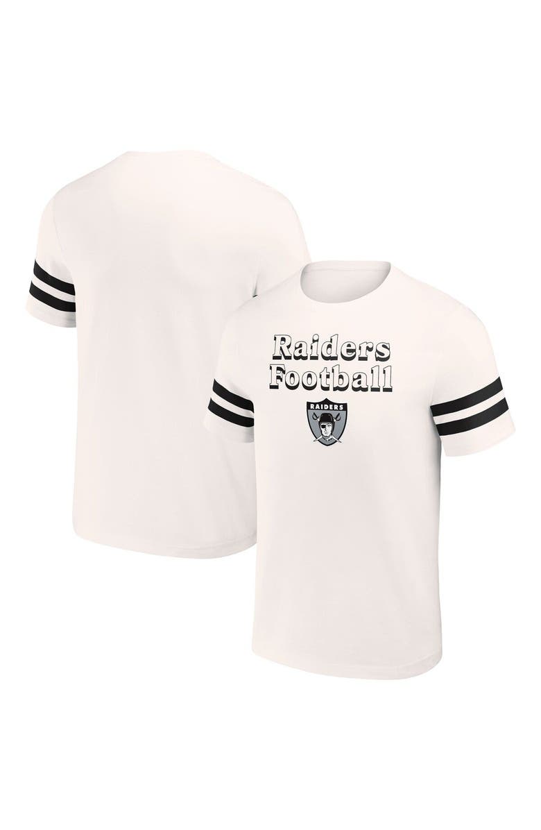 NFL X DARIUS RUCKER Men's NFL x Darius Rucker Collection by Fanatics Cream Las Vegas Raiders Vintage T-Shirt, Main, color, Cream