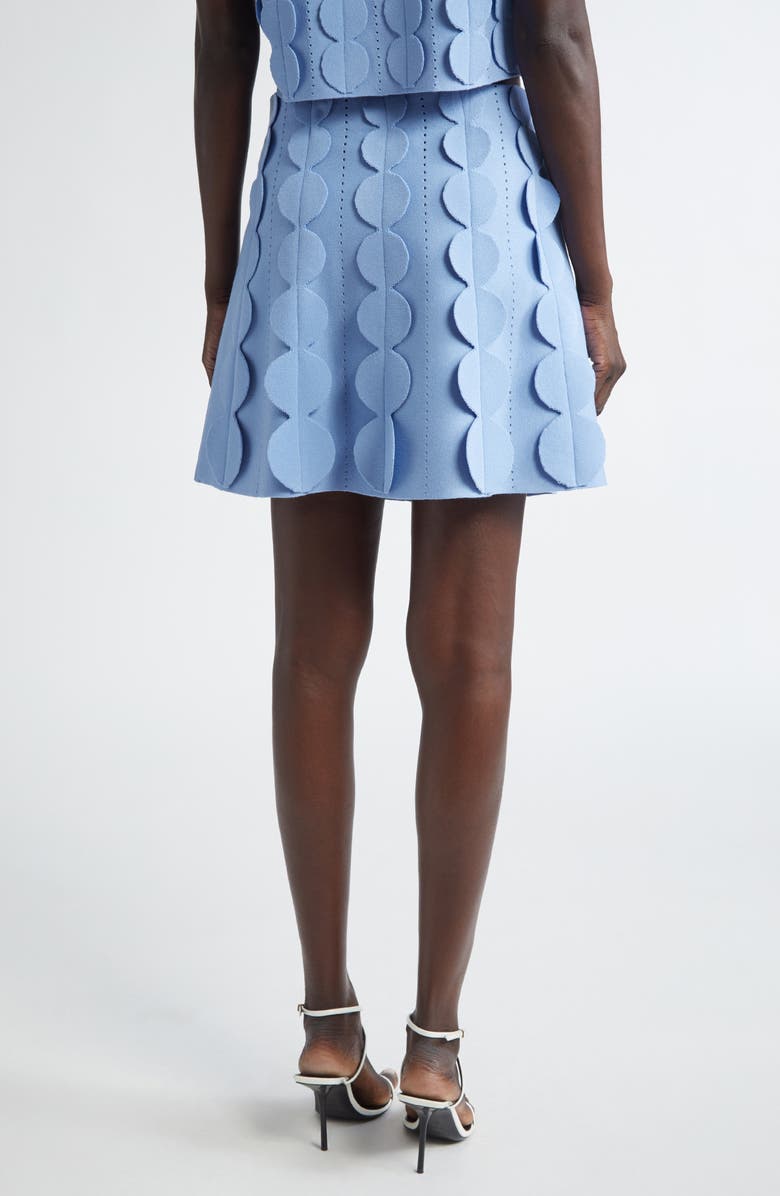 Oscar de la Renta 3D Circle A-Line Sweater Skirt, Alternate, color, 