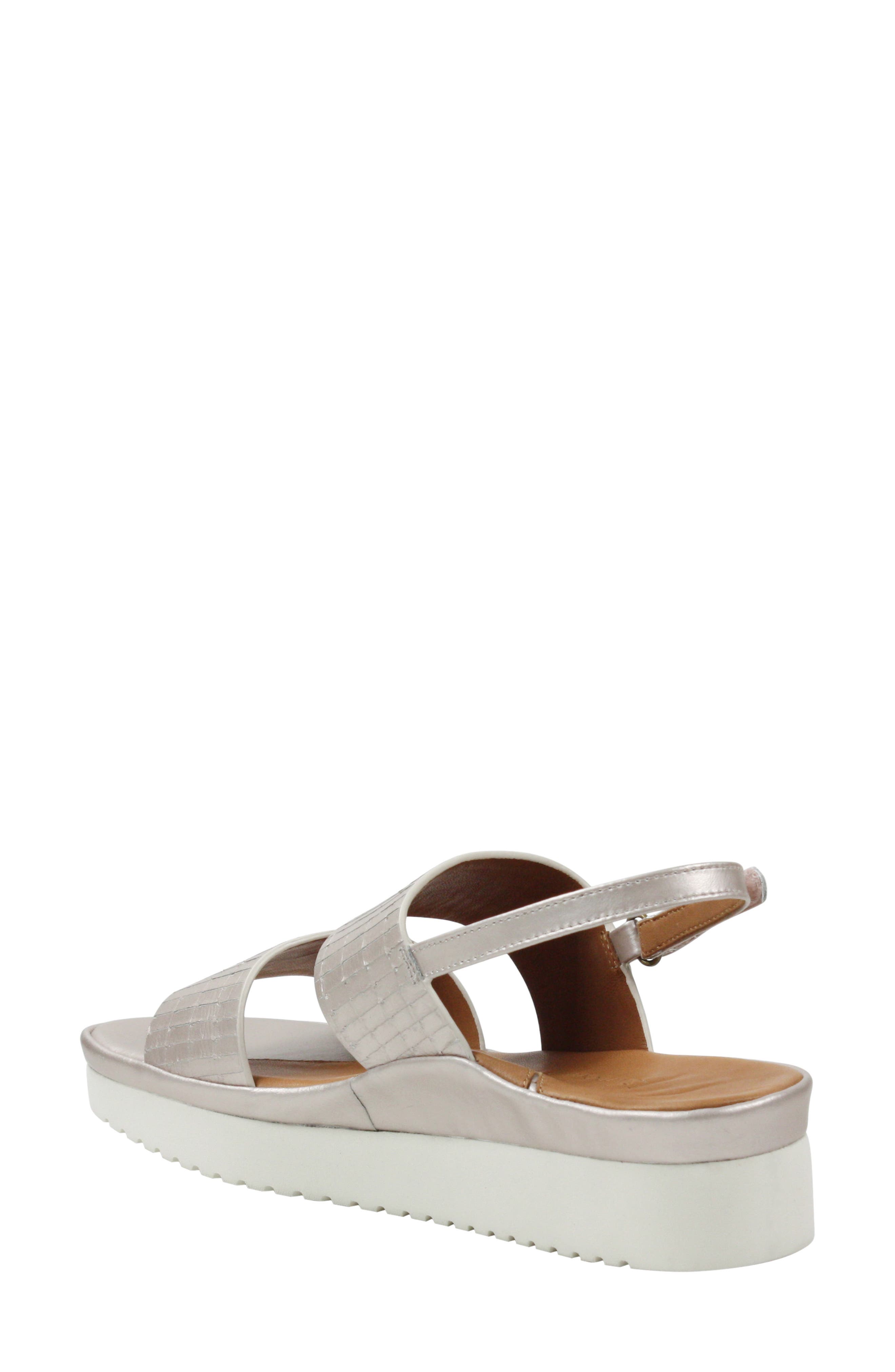 Abruzzo Slingback Platform Wedge Sandal, Alternate, color, PEARLIZED PINK LEATHER