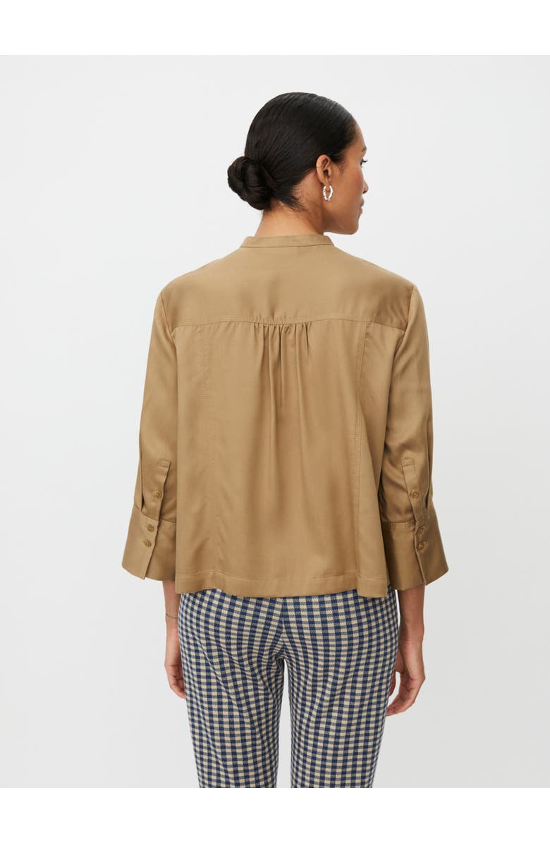 Masai Copenhagen MaIthoria 3/4 Sleeve Shirt, Alternate, color, Petrified Oak