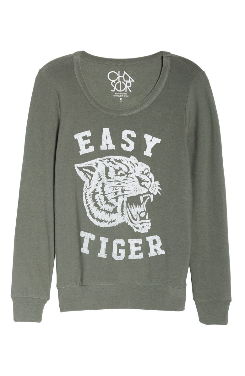 Chaser Easy Tiger Sweatshirt, Alternate, color, 