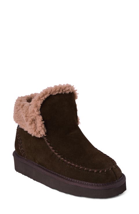Chandra Faux Shearling Lined Bootie
