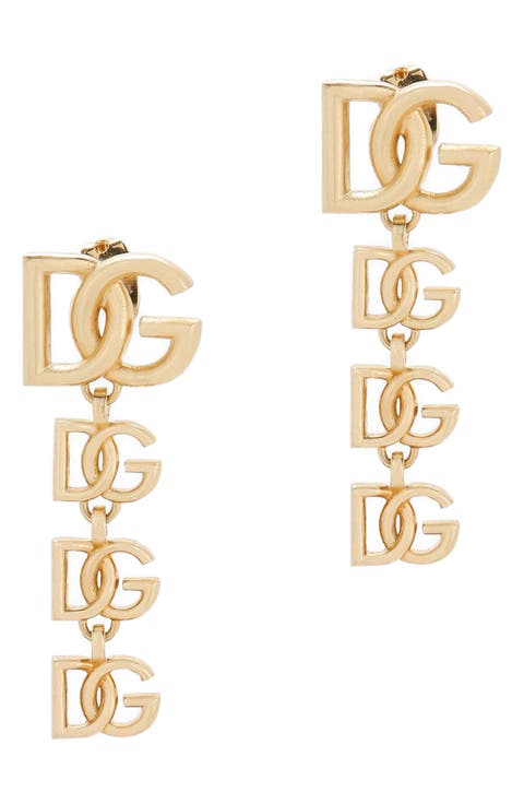 DG Charm Drop Earrings