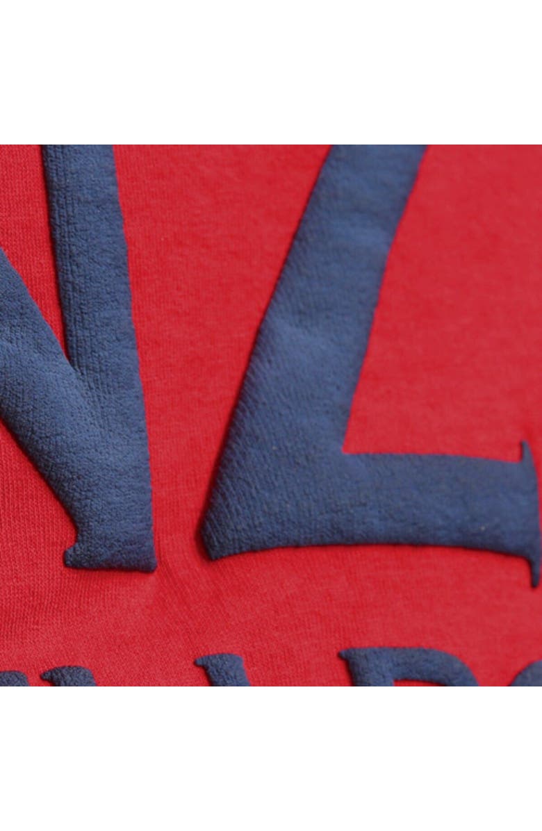 SPIRIT JERSEY Women's Red Gonzaga Bulldogs Ombre Long Sleeve Dip-Dyed Spirit Jersey, Alternate, color, 