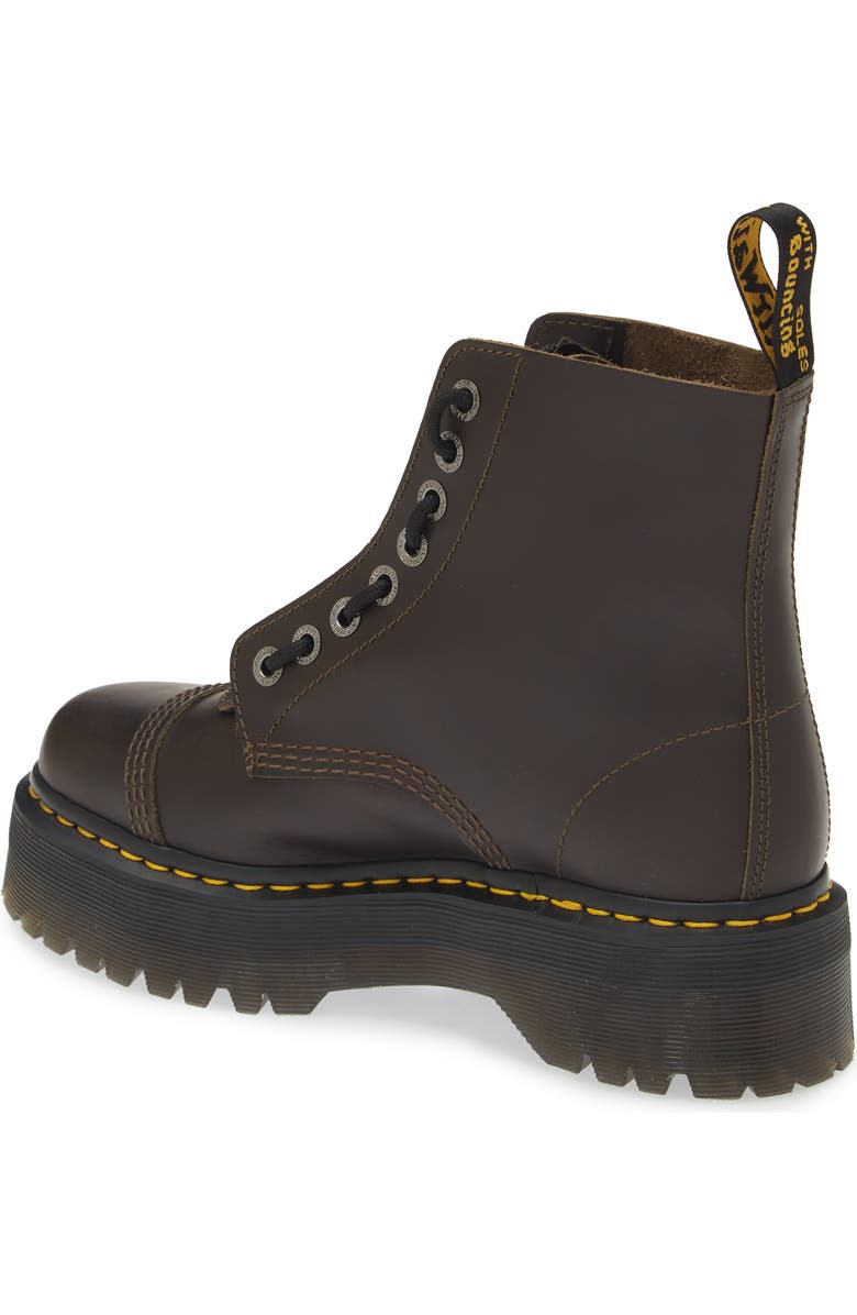 Dr. Martens Sinclair Platform Bootie, Alternate, color, Dark Taupe