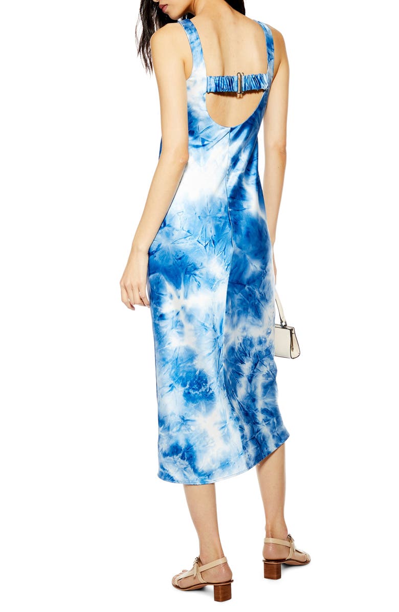 Topshop Tie Dye Slipdress, Alternate, color, 