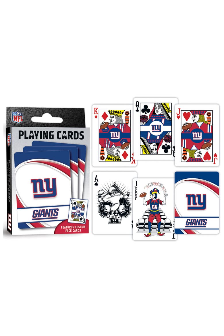 New York Giants Playing Cards, Alternate, color, Multicolor