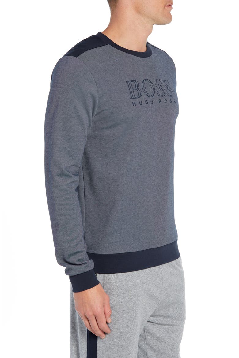 Tracksuit Sweatshirt, Alternate, color, NAVY