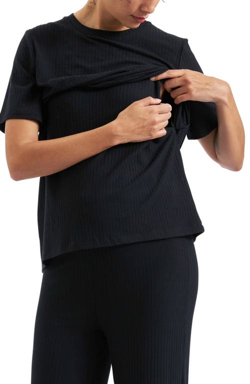 RIPE MATERNITY RIPE MATERNITY MIKE RIB MATERNITY/NURSING T-SHIRT