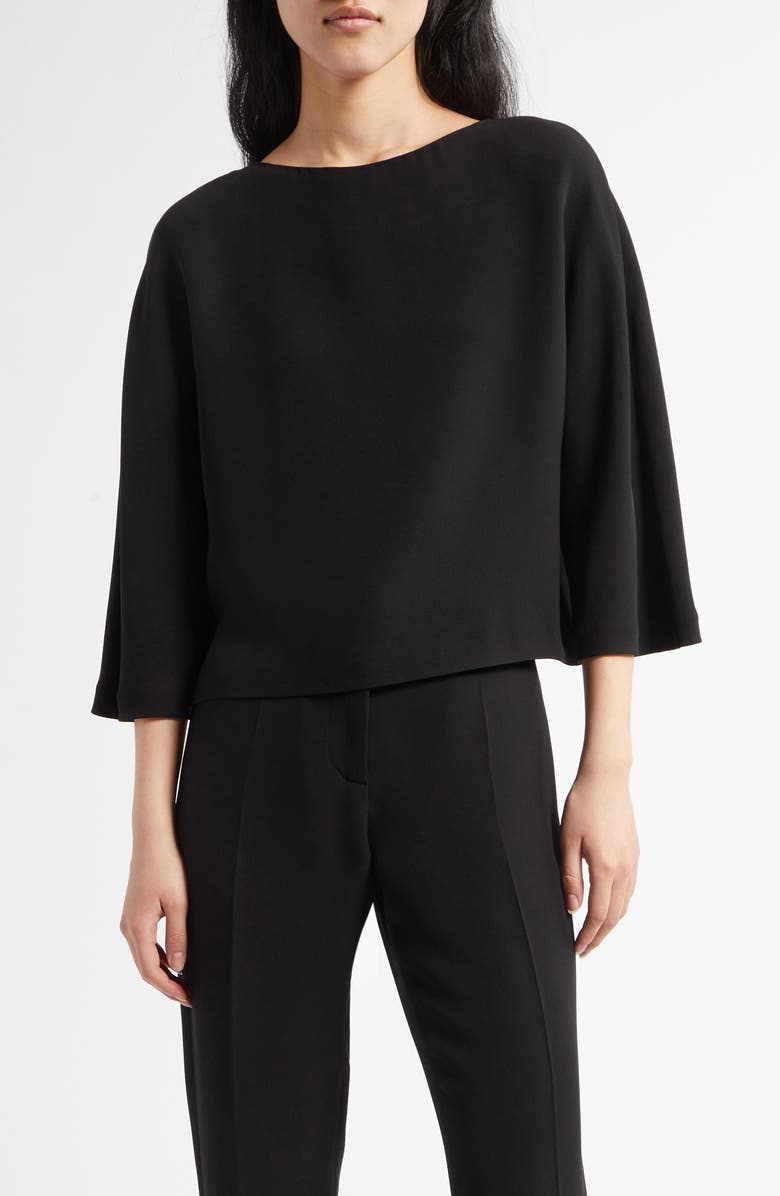 The Row Faurelle Boxy Silk Cady Top, Main, color, 