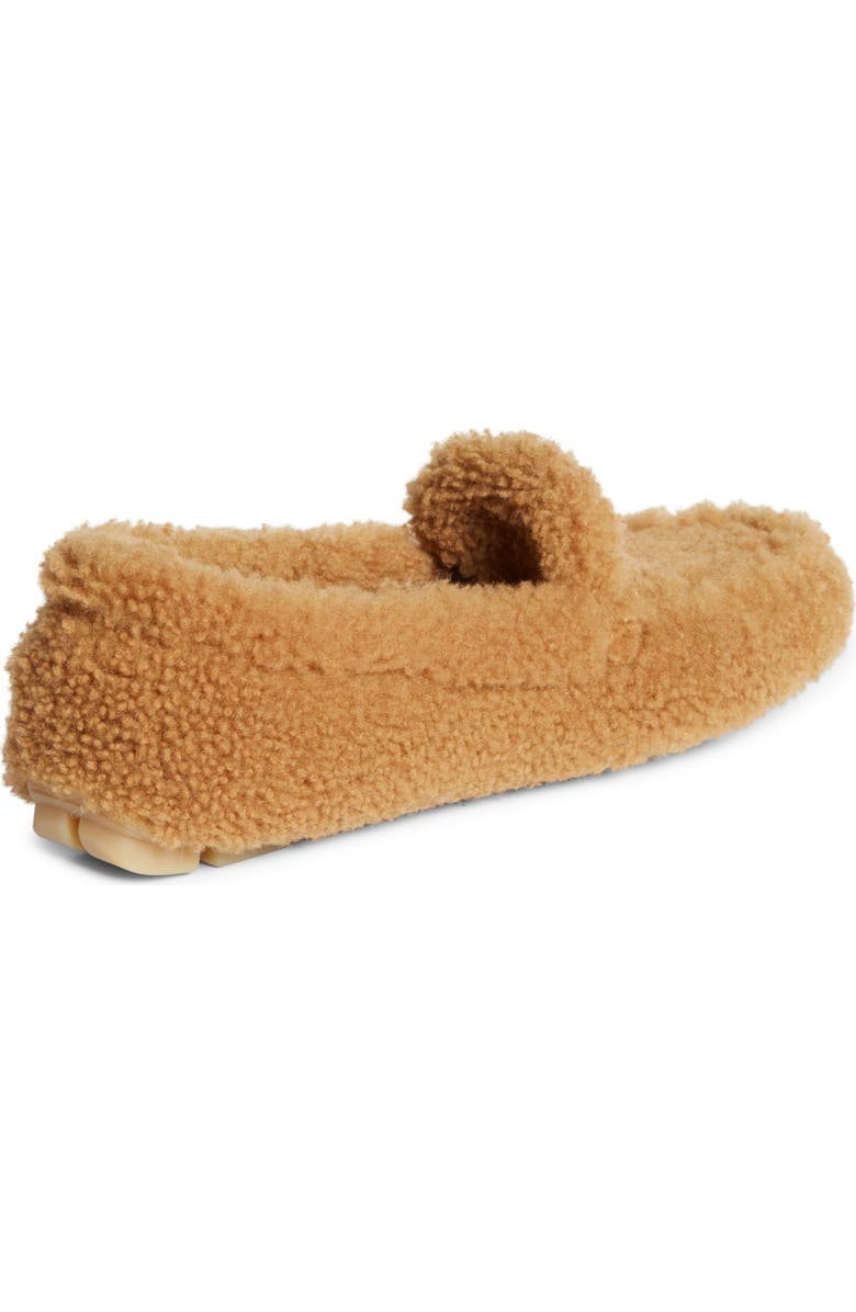 Prada Genuine Shearling Driving Shoe, Alternate, color,