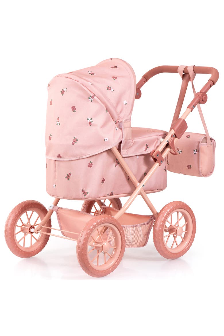 Doll Pram Trendy Play Push Stroller Fits 18" Dolls, Ages 3+, Alternate, color, Multicolored
