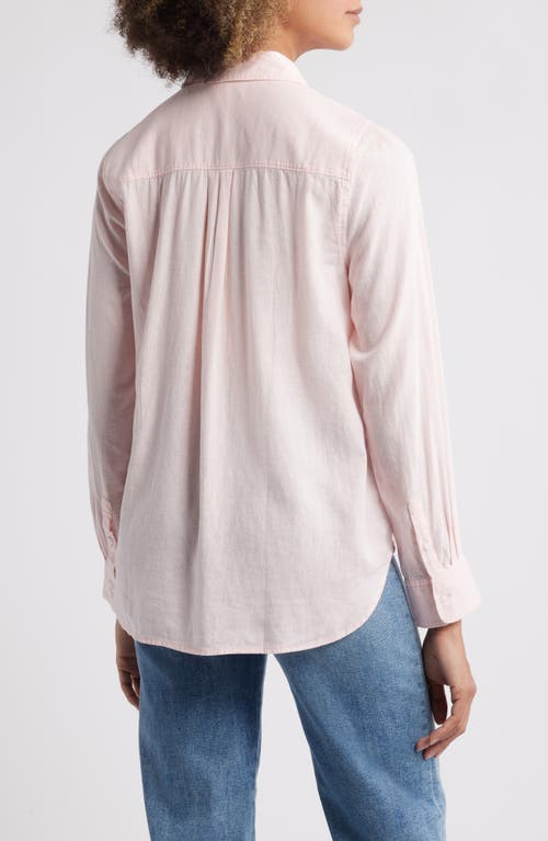 Caslonr Caslon(r) Linen Blend Button-up Shirt In Pink Balm