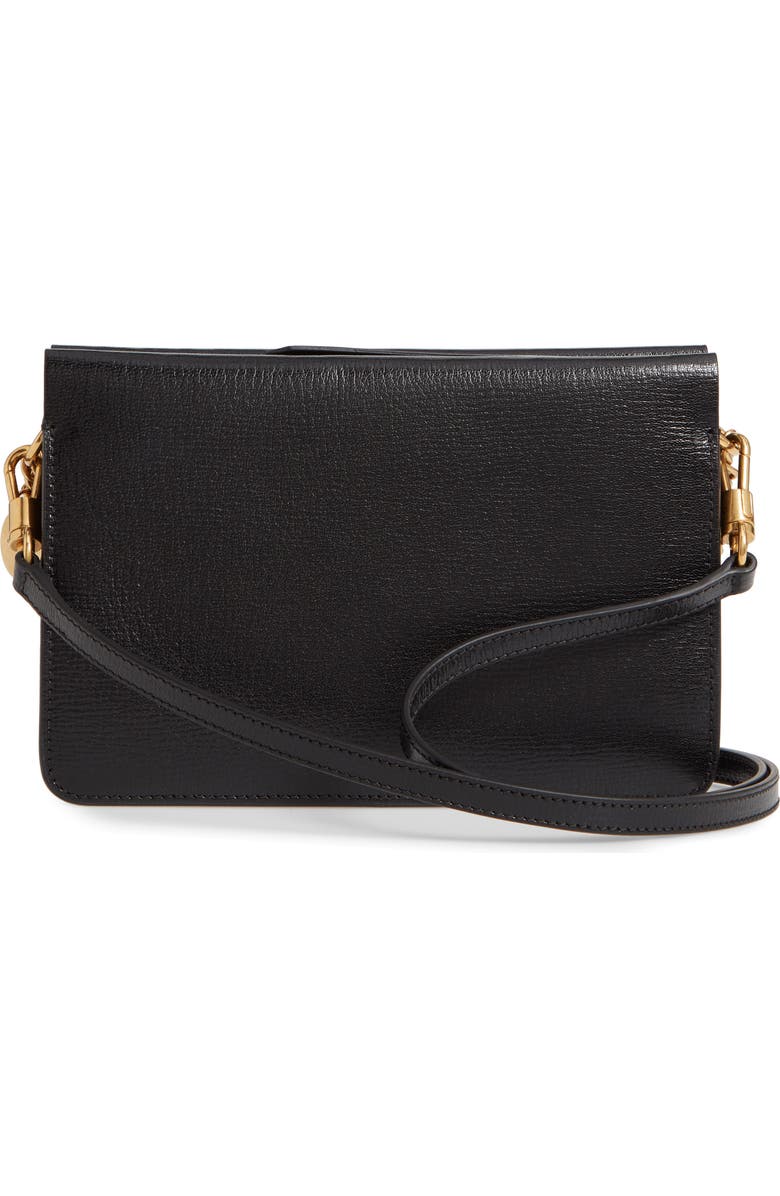 Givenchy Cross 3 Leather Crossbody Bag, Alternate, color,
