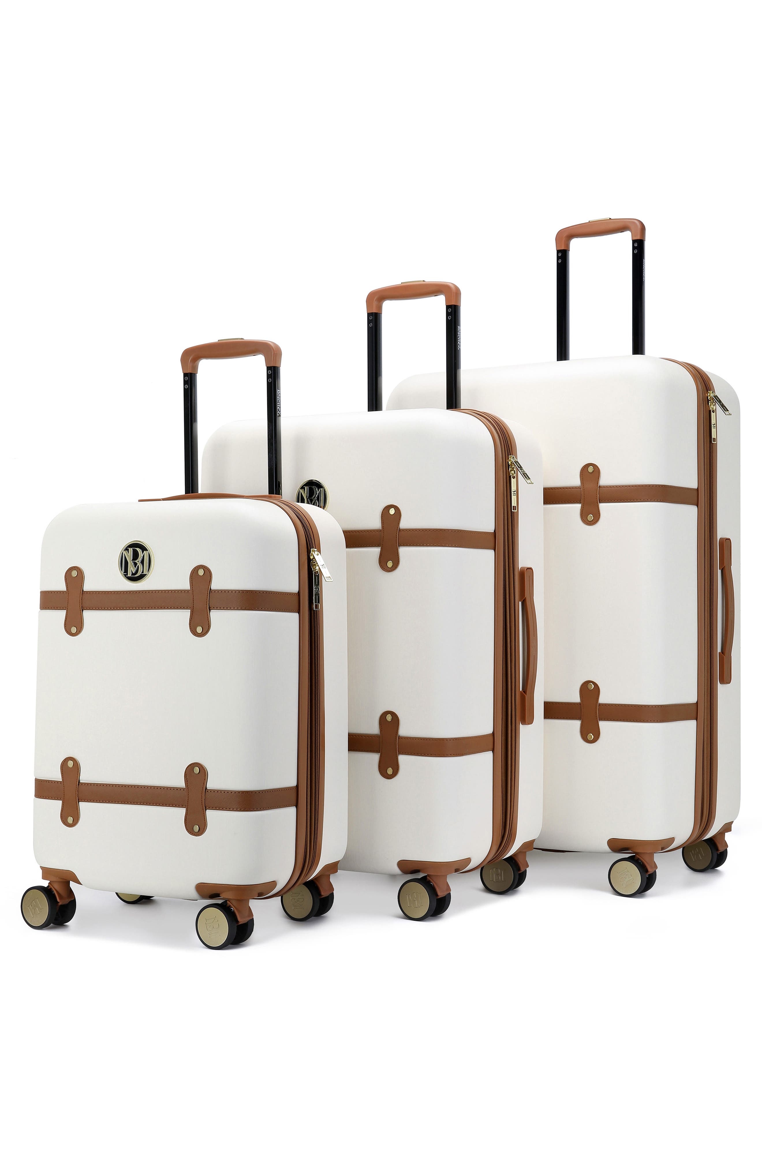 Badgley Mischka Collection Grace Hardshell 3-Piece Luggage Set, Alternate, color, 