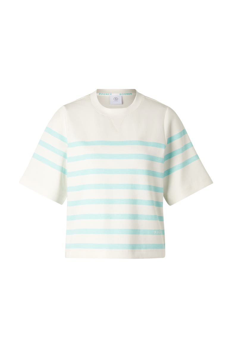 Shirt Stacey, Main, color, Off-white/light blue