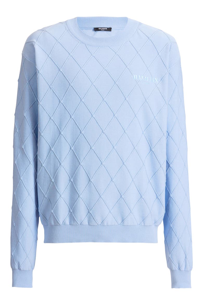 Vintage knit jumper, Alternate, color, blue