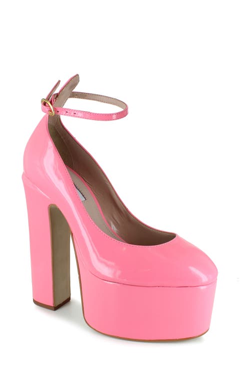 Nikole Ankle Strap Platform Pump (Women)