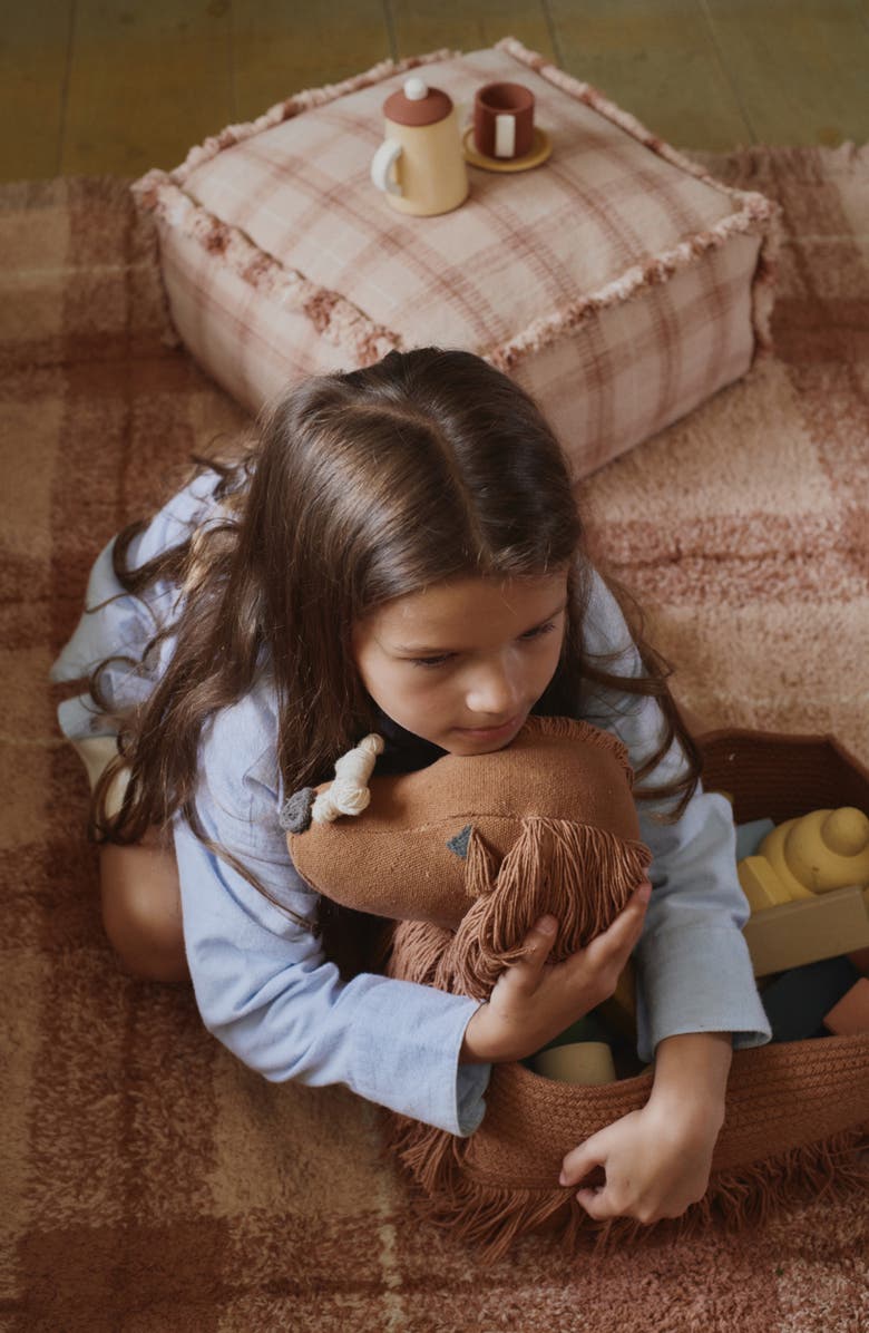 Lorena Canals Poppy Puppy Basket, Alternate, color, Toffee