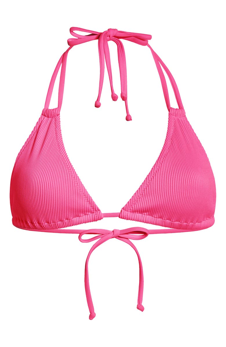 Kulani Kinis Halter Bikini Top, Alternate, color, Fairy Floss