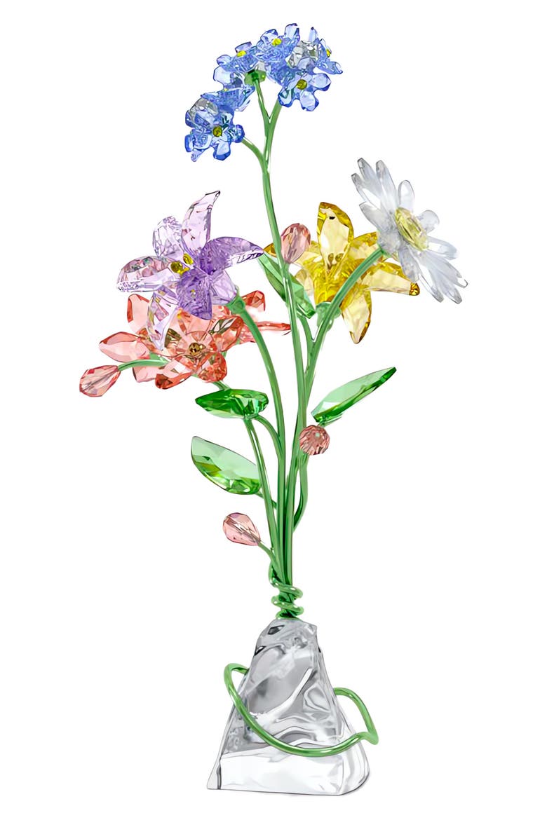 Florere Bouquet Crystal Figurine, Alternate, color, MULTICOLORED