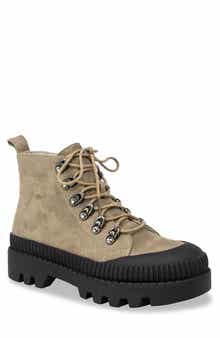CHASE AND CHLOE Mud Guard Lug Sole Ankle Combat Boot