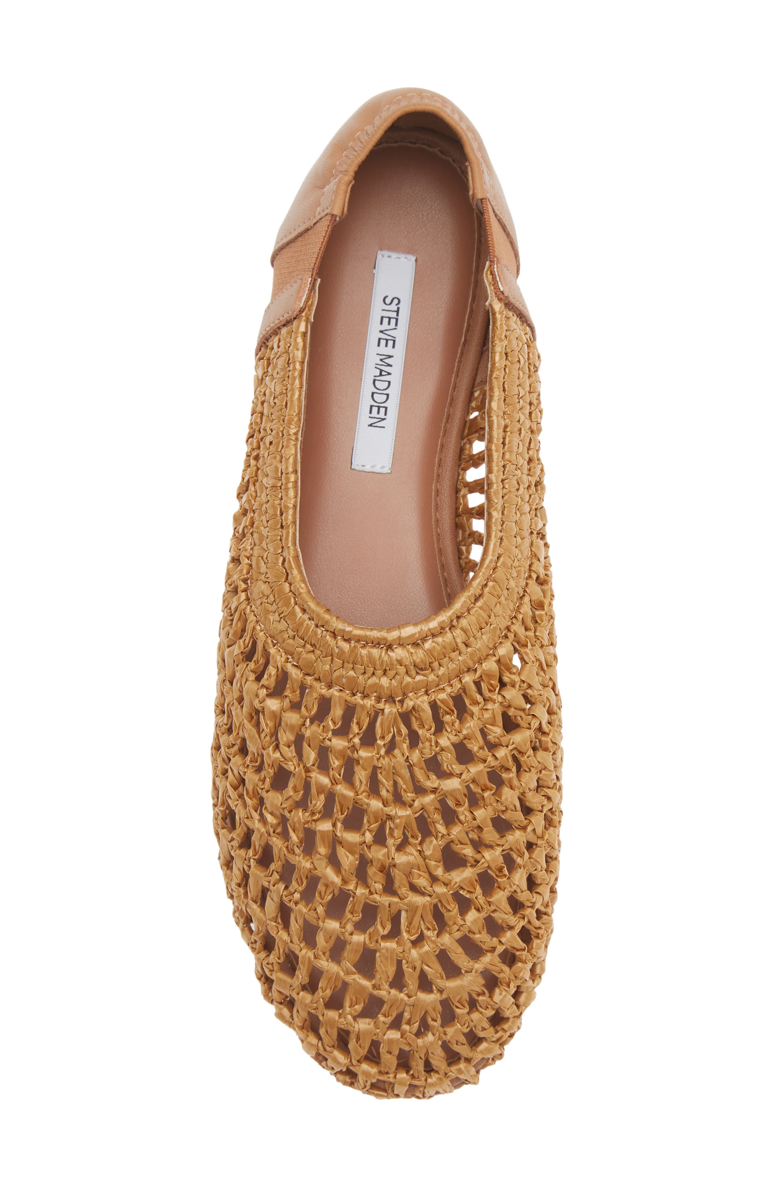 Meela Flat, Alternate, color, TAN RAFFIA