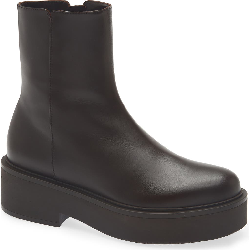 Gianvito Rossi Hiro Biker Boot In Moka