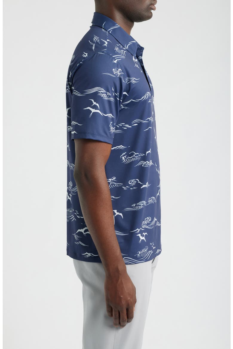 Huakai Brrr° Performance Polo, Alternate, color, NAVY