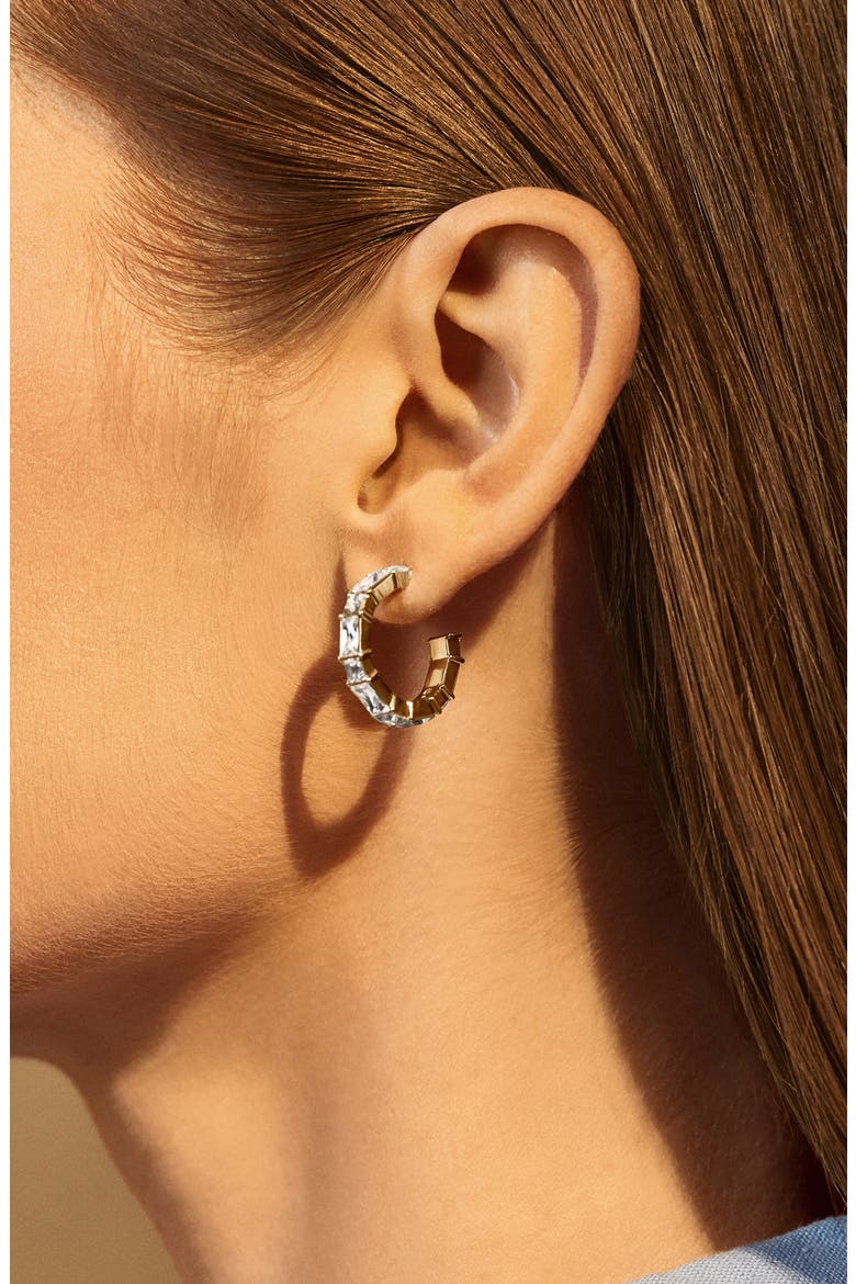 Marley Hoop Earrings, Alternate, color, CLEAR