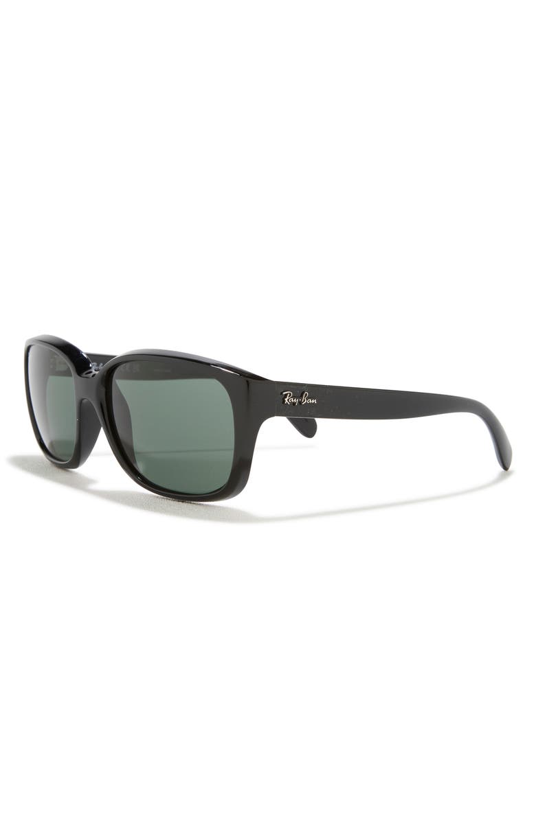Ray-Ban Retro Inspired Sunglasses, Alternate, color, Black