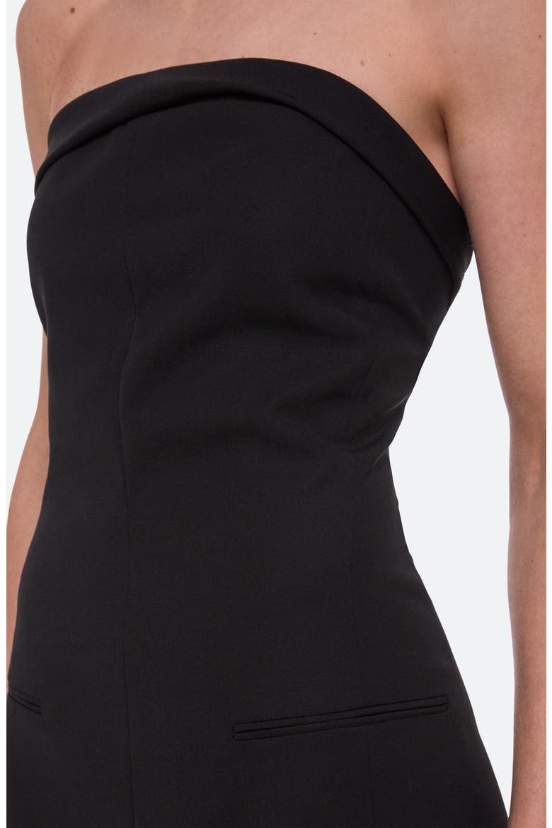 Wool Blazer Minidress, Alternate, color, BLACK