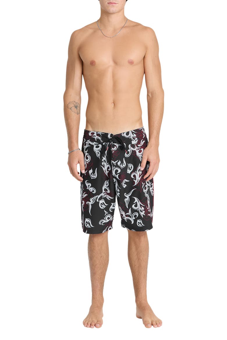 Ceremonial Board Shorts, Alternate, color, ANTHRACITE